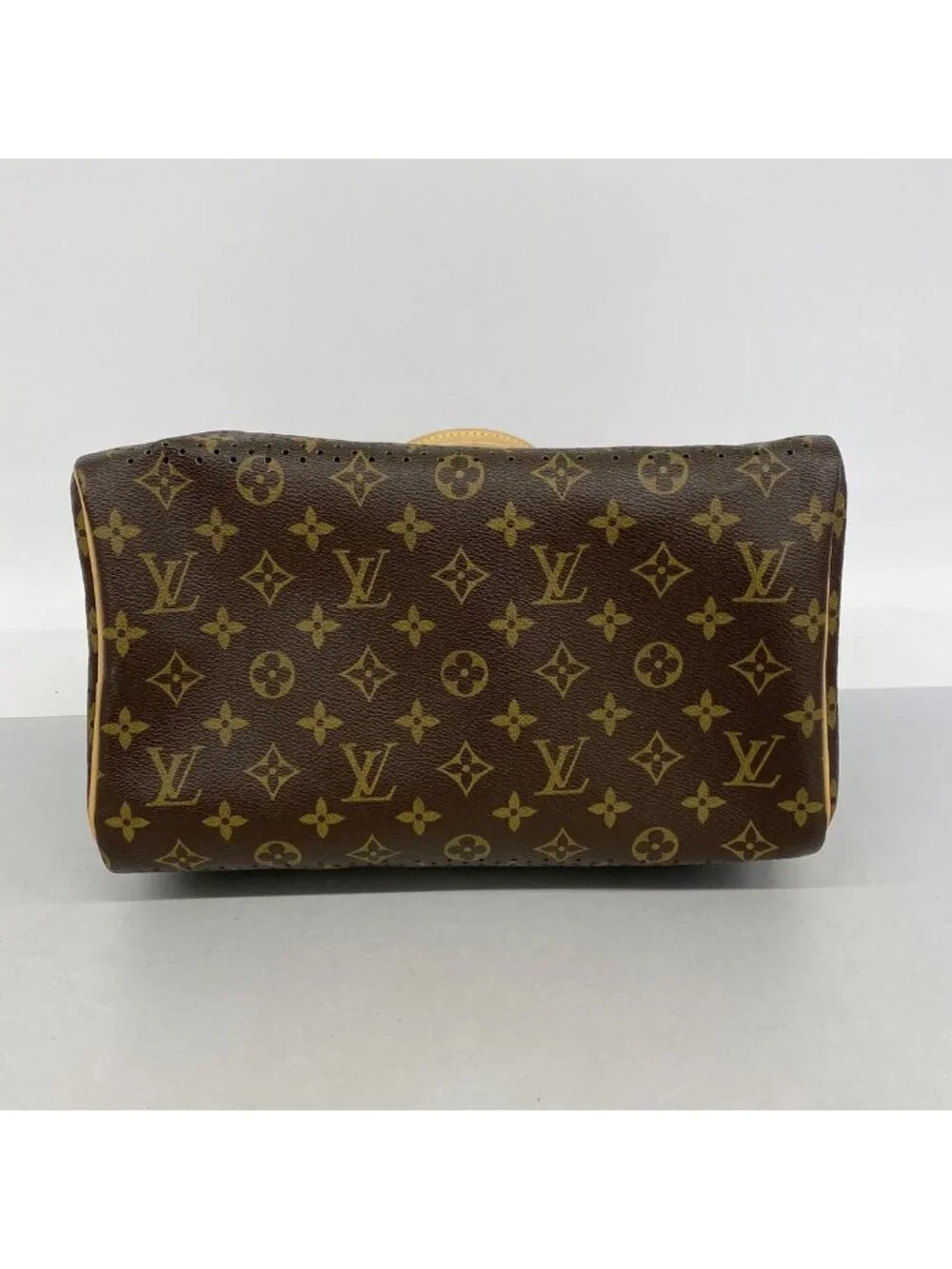 Louis Vuitton Handbag Monogram Perfo Speedy 30 Green Brown